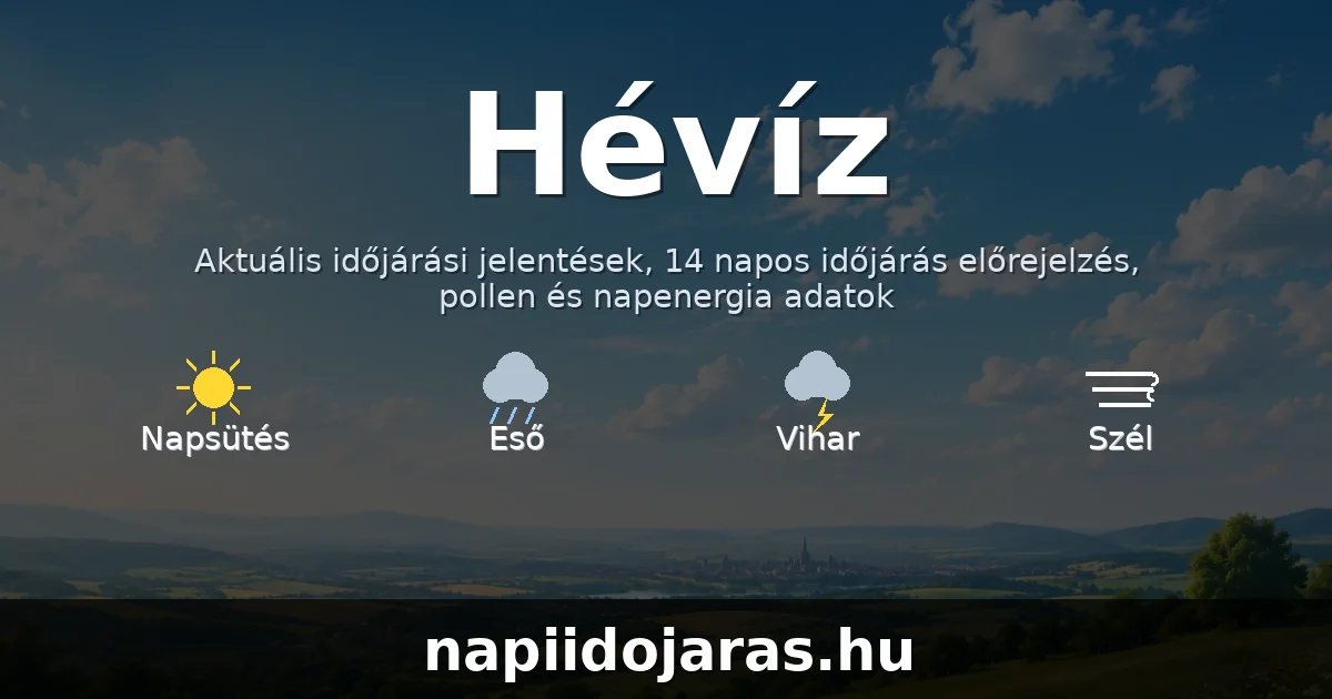 Hévíz időjárás aktuális előrejelzés – balatoniidojaras.hu