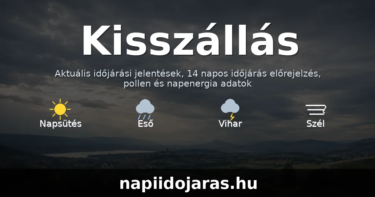 Kisszállás időjárás aktuális előrejelzés – napiidojaras.hu