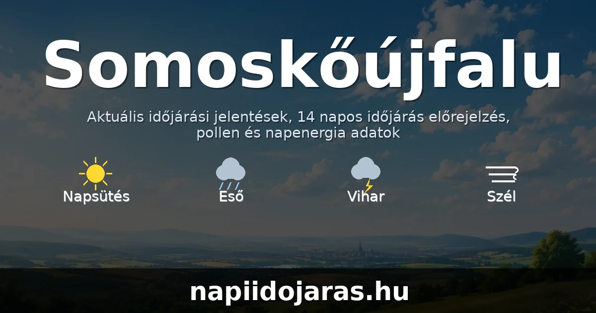 Somoskőújfalu időjárás aktuális előrejelzés – napiidojaras.hu