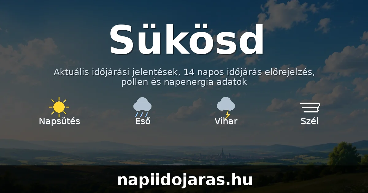 Sükösd időjárás aktuális előrejelzés – napiidojaras.hu